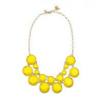 Yellow BaubleBox Double Row Statement Necklace 